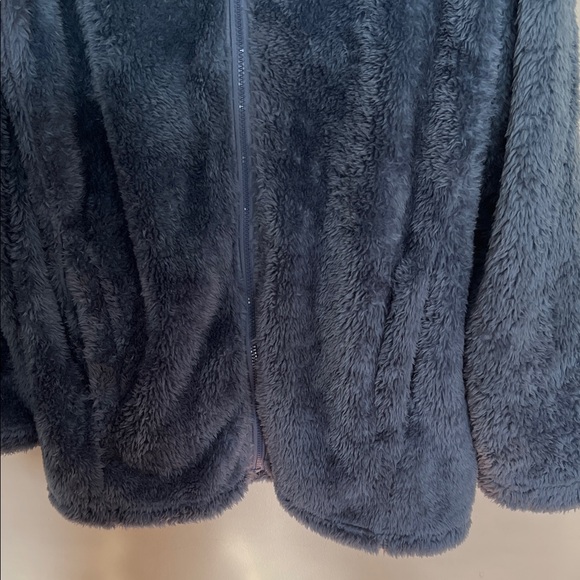 Zenana Outfitters Plush Blue Teddy Jacket - Picture 4 of 9